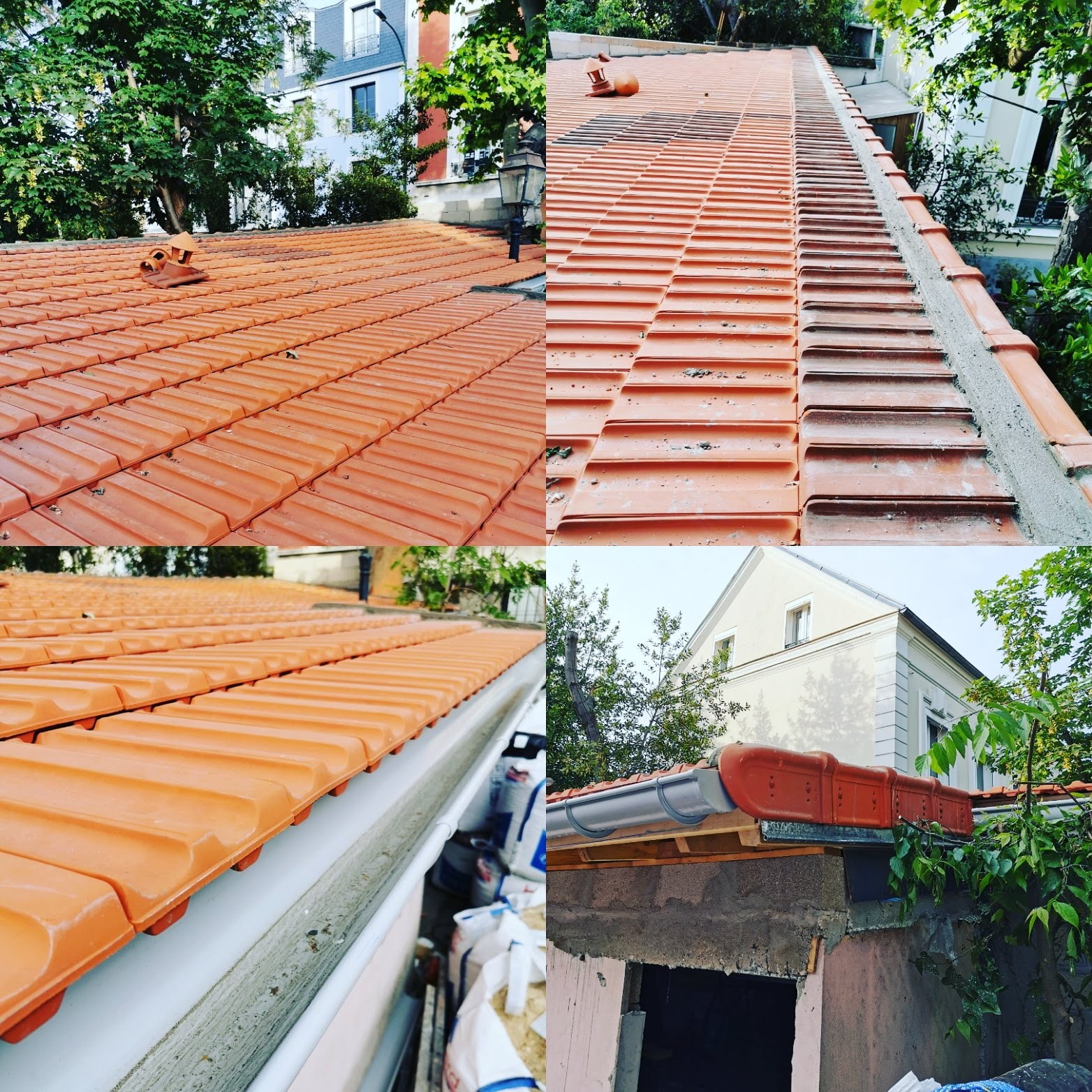 Réalisation d’une couverture en tuiles — BLUE GOLD CONTROL